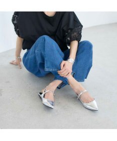 MODE ET JACOMO <noyau>ポインテッドトゥバックベルトパンプス