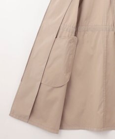 J.PRESS LADIES L 【洗える・撥水】マイクロタフタ ノーカラー ロング コート