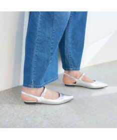 MODE ET JACOMO <noyau>ポインテッドトゥバックベルトパンプス