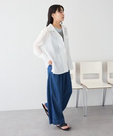 CRAFT STANDARD BOUTIQUE シアーオープンカラーシャツ