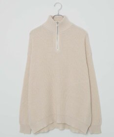 WEGO オーバーフィットハーフジッププルオーバー