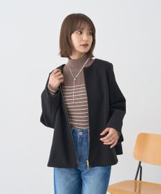 earth music&ecology 【イージーケア】【洗濯機洗い可】レンチング(TM)エコヴェロ(TM)(リブタートル)