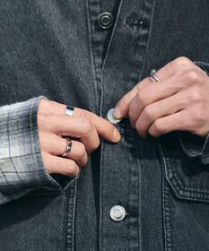 WEGO 【ユニセックス着用ITEM/MLサイズ展開】ワーカーズデニムベスト