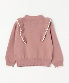 ANY KIDS 肩フリル しあわせタッチ ニット