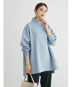 Green Parks Ｂｒｕｓｈｅｄ　タートル裏起毛チュニック