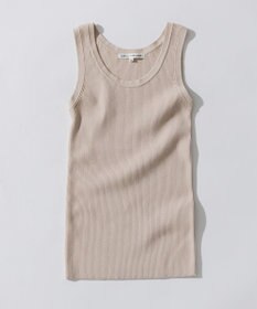 23区 S 【洗える】ニットリブ タンクトップ