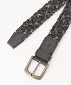 JOSEPH ABBOUD 【イタリア素材/日本製】レザーミックスブレイズ ベルト