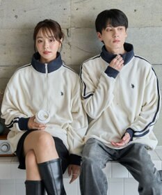 WEGO 【ユニセックス着用ITEM】USPOLOフリースハーフジッププルオーバー