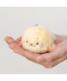 Mother garden しろたん ふわふわキーホルダー 《黄色》 単品