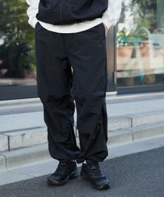 WEGO 【ウエストゴム/MLサイズ展開】ナイロンイージーパンツ
