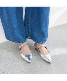 MODE ET JACOMO <noyau>ポインテッドトゥバックベルトパンプス