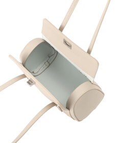 YECCA VECCA フェイクレザーミニボストンバッグ