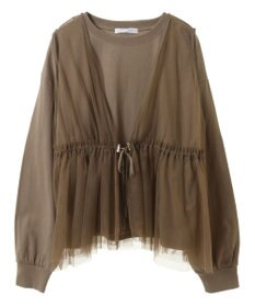 Green Parks ＳＥＴ２点　チュールベスト＋ロンＴＥＥ