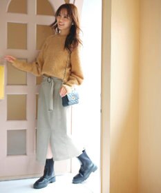 Feroux 【洗える】ブークレー ラグランニット