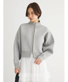 Green Parks ・ＥＬＥＮＣＡＲＥ　ＤＵＥ　ハイネックＺＩＰカーディガン