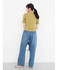 Green Parks ５分袖衿付きＺｉｐプルオーバー