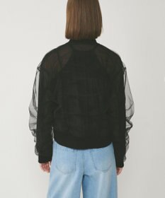 GRACE CONTINENTAL チュールギャザーブルゾン