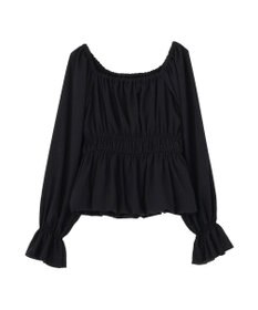 earth music&ecology バルーンヘムブラウス