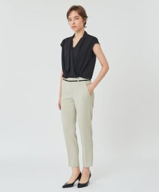 BEIGE， OLIVE / フレンチスリーブブラウス