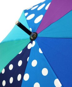 +RING レディース向け プラスリング 長傘 60cm BLU T1349