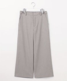 J.PRESS LADIES L 【洗える】シャークスキン セミワイド パンツ