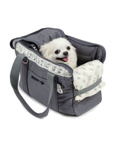 PET PARADISE スヌーピー モノトーン キャリーバッグ S  超小型犬 約1.5～4kg