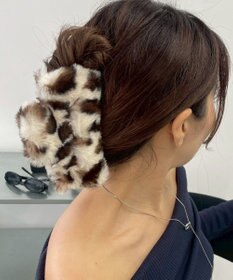 WEGO Lファーレオパードスクエアバンス