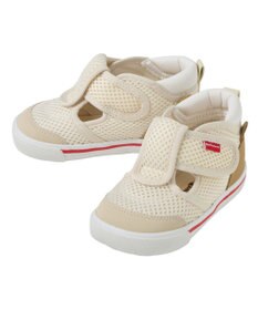 MIKI HOUSE HOT BISCUITS 【14-15cm】かかと顔 メッシュ セカンドベビーシューズ