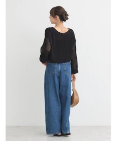 earth music&ecology メッシュカーディガン