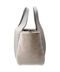 INTER-CHAUSSURES 【RIPANI】ムートンコンビレザーハンドバッグ