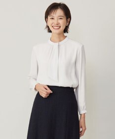 J.PRESS LADIES ジョーゼット モックネック カットソー
