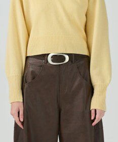 GRACE CONTINENTAL Ｖネックラムニットトップ