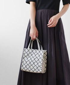 TOCCA CHECKER CLOVER EMBROIDERY MINI ミニバッグ