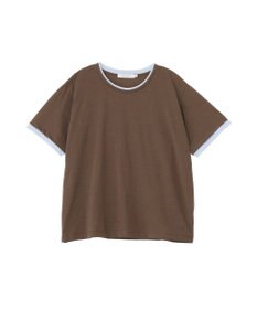 AMERICAN HOLIC 配色レイヤード風シアーＴシャツ