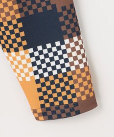 23区GOLF 【MEN】【吸水速乾・UVケア】 チェック柄プリント 長袖シャツ