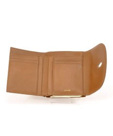 UNBILLION ペルケ perche ジェムストーンヒネリかぶせ二つ折り財布