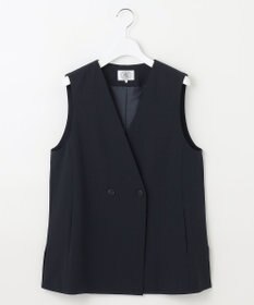 J.PRESS LADIES 【洗える・吸水速乾・接触冷感・セットアップ対応】Light ジョーゼット ジレ