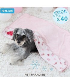 PET PARADISE ディズニー ミニーマウス クール ブランケット 《ハート柄》