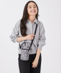 LeSportsac MINI PHONE CROSSBODY/ニュートラルレオパード