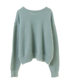 Green Parks シャギーロゴニットプルオーバー