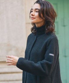 AIGLE カーディガン シェルパフリースジャケット