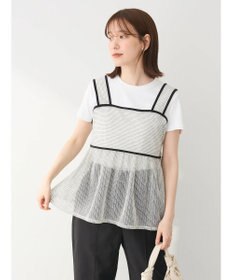 Green Parks シアーラメキャミビスチェ