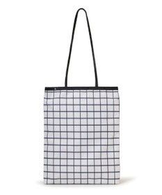 LeSportsac VERTICAL CITY TOTE/アップタウンモノチェック/ブラック