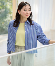 ANIECA ドロストストライプシャツ 洗濯機可】ストライプドロストシャツ / ANY | ファッション通販