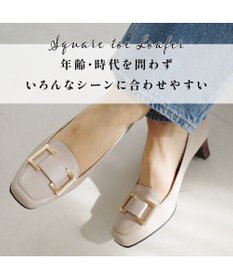 Pointer 日本製 本革バックルパンプス