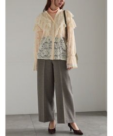 Te chichi レースフリルレイヤードブラウス《2025winter catalog item》