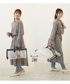 ROOTOTE 6787【テイクアウトバッグ Lサイズ】/ CJ.テイクアウェイルー.PVCメッシュL-A