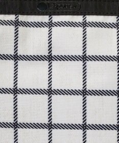 LeSportsac VERTICAL CITY TOTE/アップタウンモノチェック/ブラック