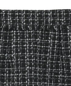 earth music&ecology 【セットアップ可】フリンジツイードミニスカート