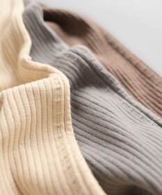 AND WOOL 〈高品質ウール〉〈洗えるニット〉〈暖かい着心地〉ウールレギンス
